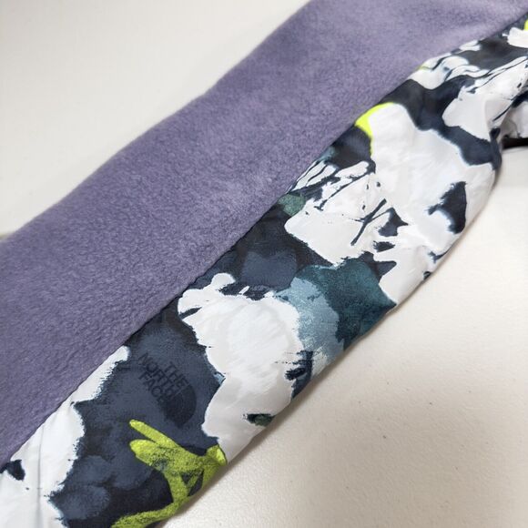 The North Face Girls Fleece Mashup Jacket Lunar Slate XL 14/16 Purple NF0A82TE - Picture 5 of 10